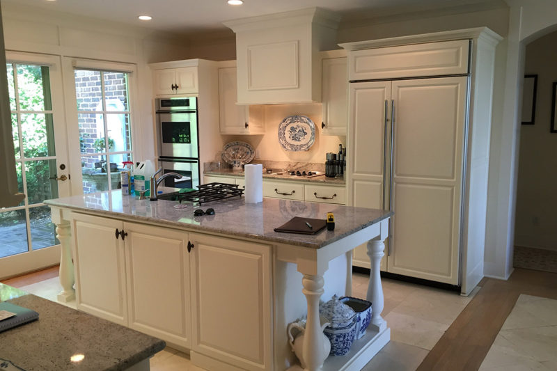 Traditional-Painted-remodel-before-white-glass-Sheldon-South-Carolina