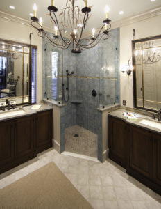 Master-bath-curbless-shower-traditional-stained-walnut-okatie-south-carolina